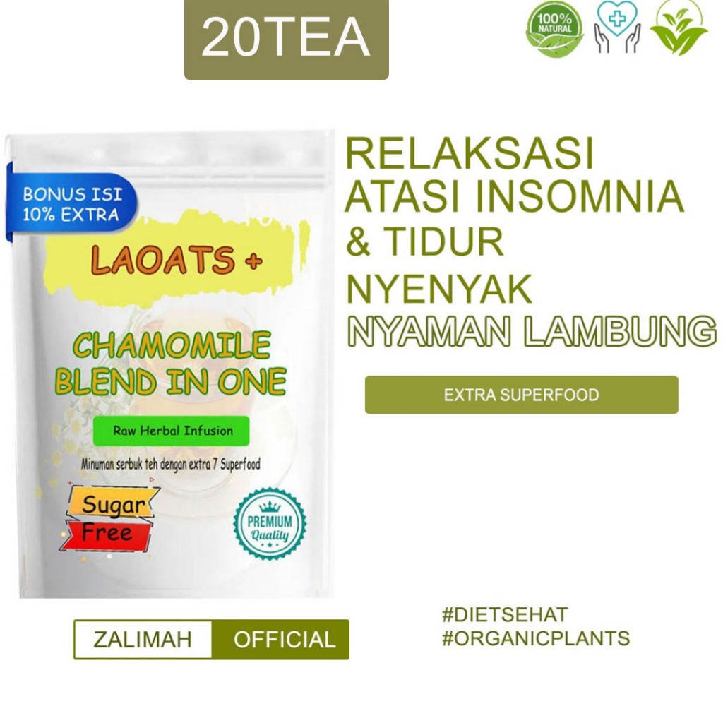 

Chamomile Tea Penurun Berat Badan Teh Chamomile Tea Camomile Tea Pelangsing Badan Minuman Diet Sehat Laoats