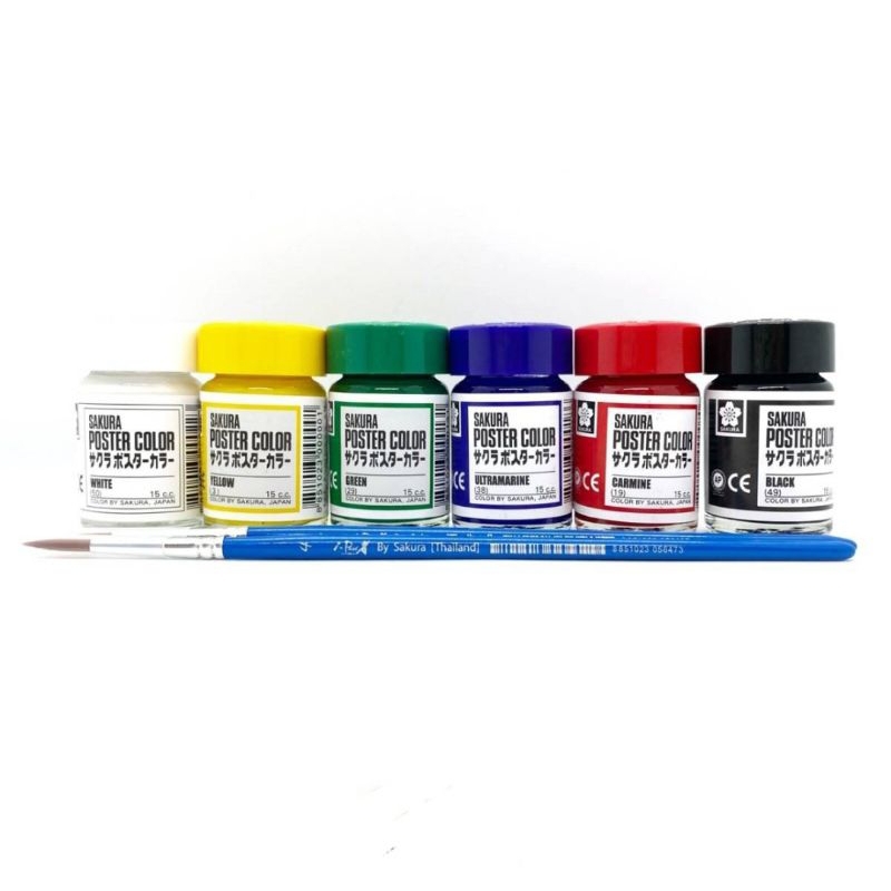 

Sakura Poster Color 6 × 15ml Starter Set