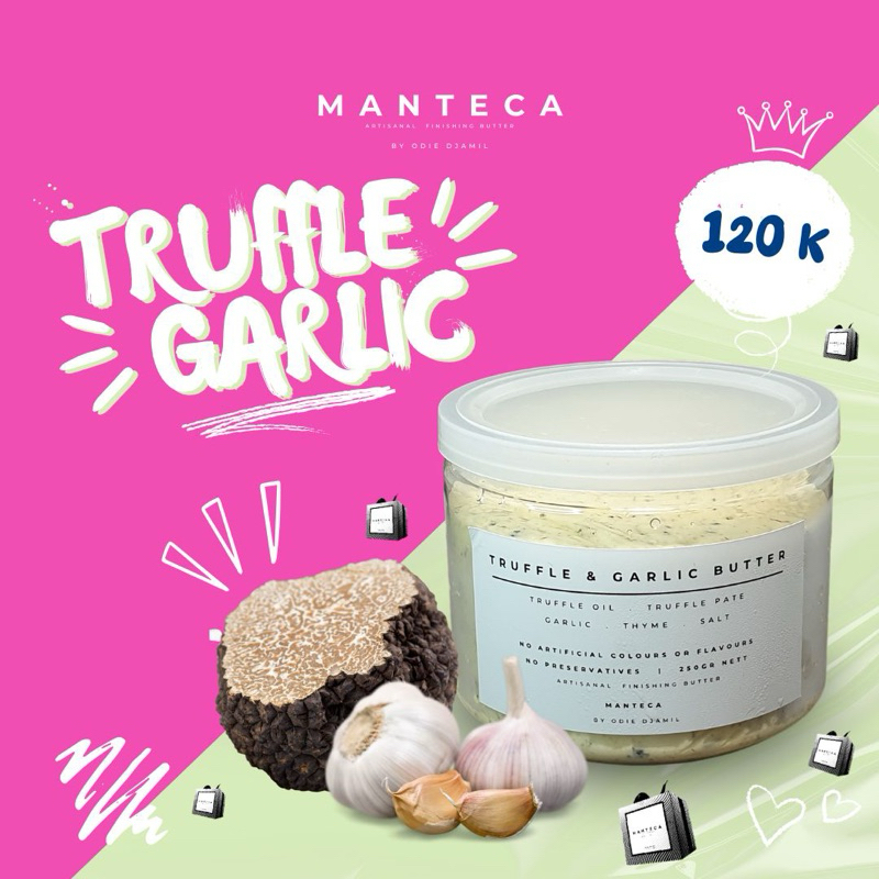 

Manteca Truffle & Garlic Butter 250 gr