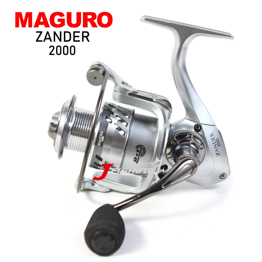 Reel MAGURO Zander | Power Handle | Metal Body Kolam Sungai Danau Muara Laut 1000 2000 3000 4000 500