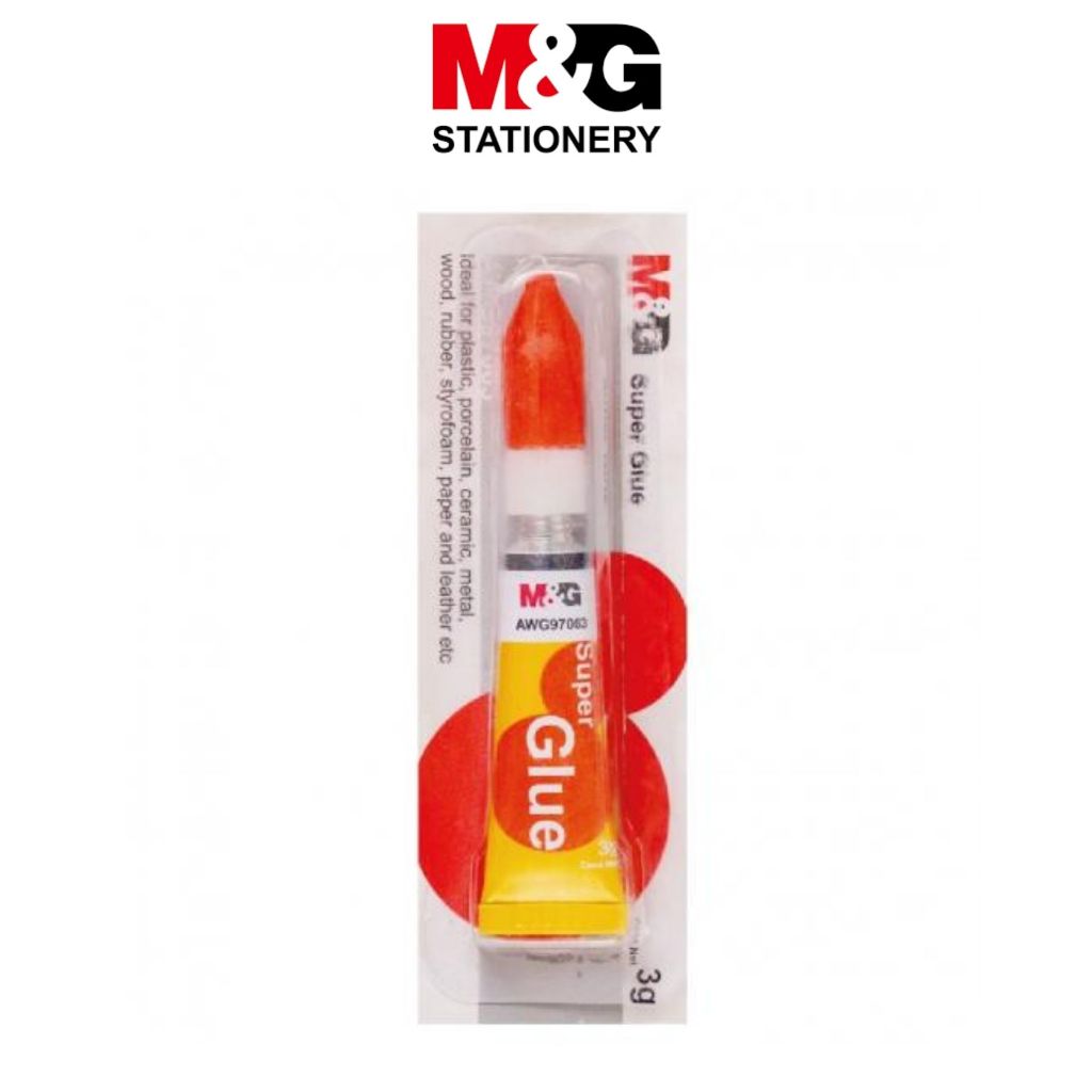 

Lem Super Glue M&G Lem Perkat Serbaguna 3g #AWG97063 All Purpose Serbaguna Murah - SATUAN