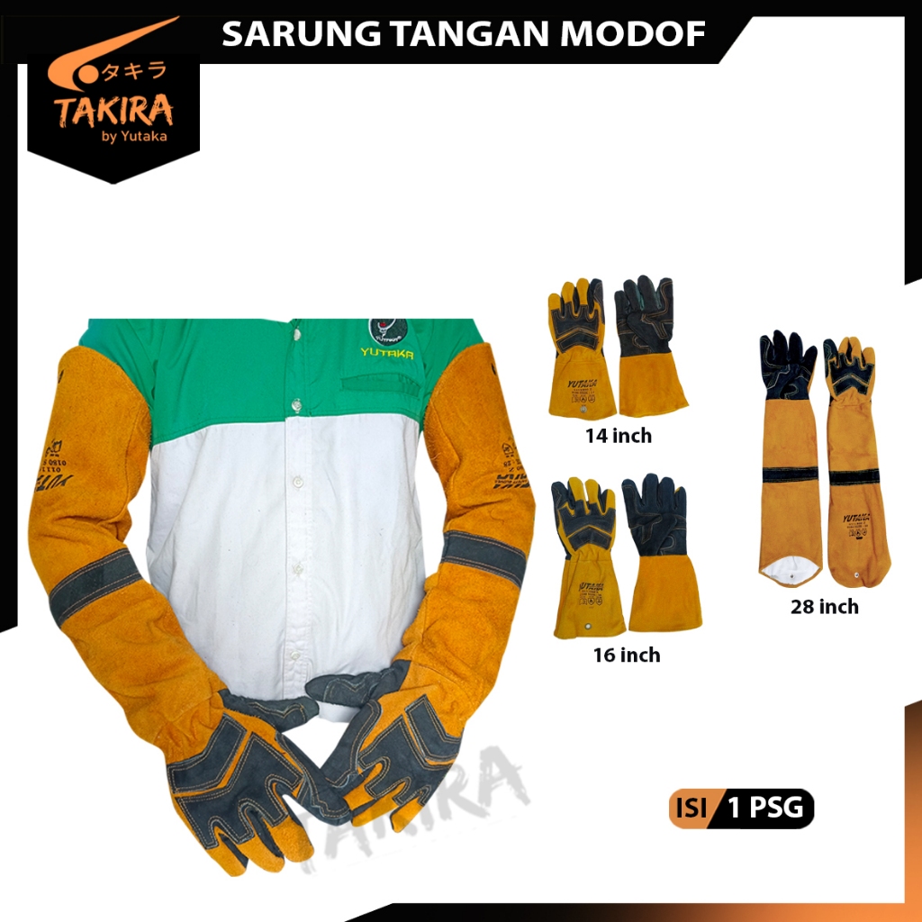 Sarung Tangan Las Modifikasi Welding Leather Glove