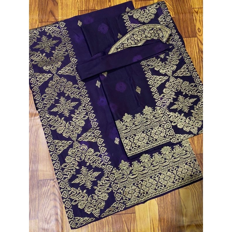 Kamen Couple Bali Songket Bordir Jumputan | Kamen Couple Bordir Pria dan Wanita