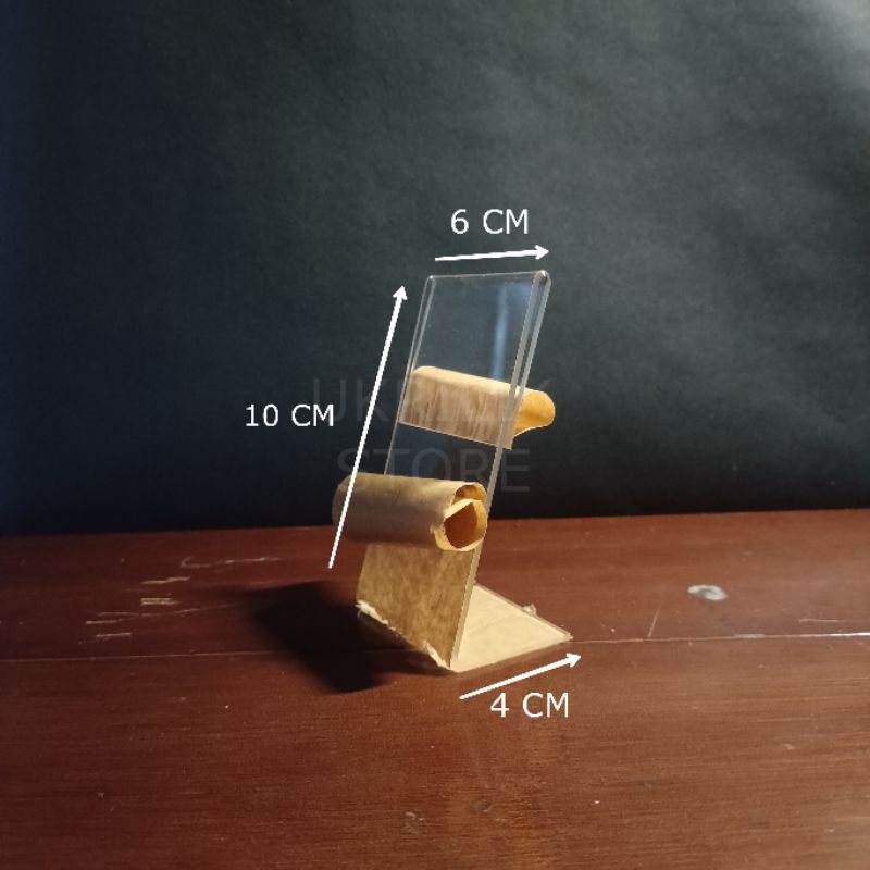 

Akrilik nomor meja 10 x 6 cm Model L