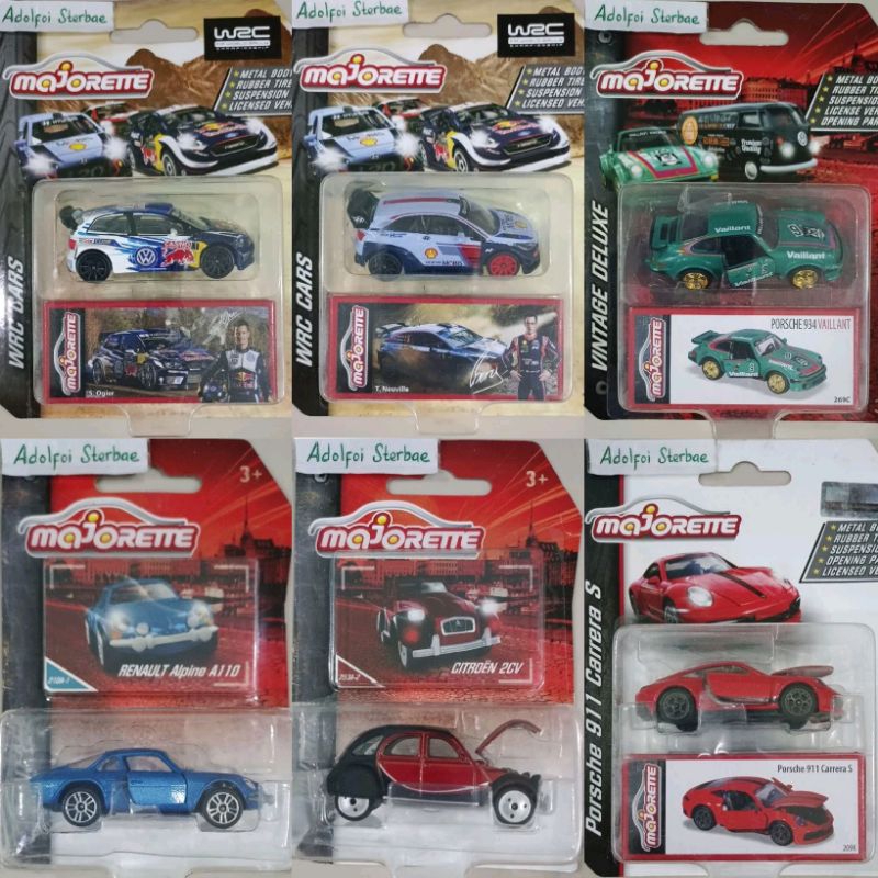 majorette wrc cars fia world rally championship T. Neuville hyundai i20 coupe mobis vw volkswagen po