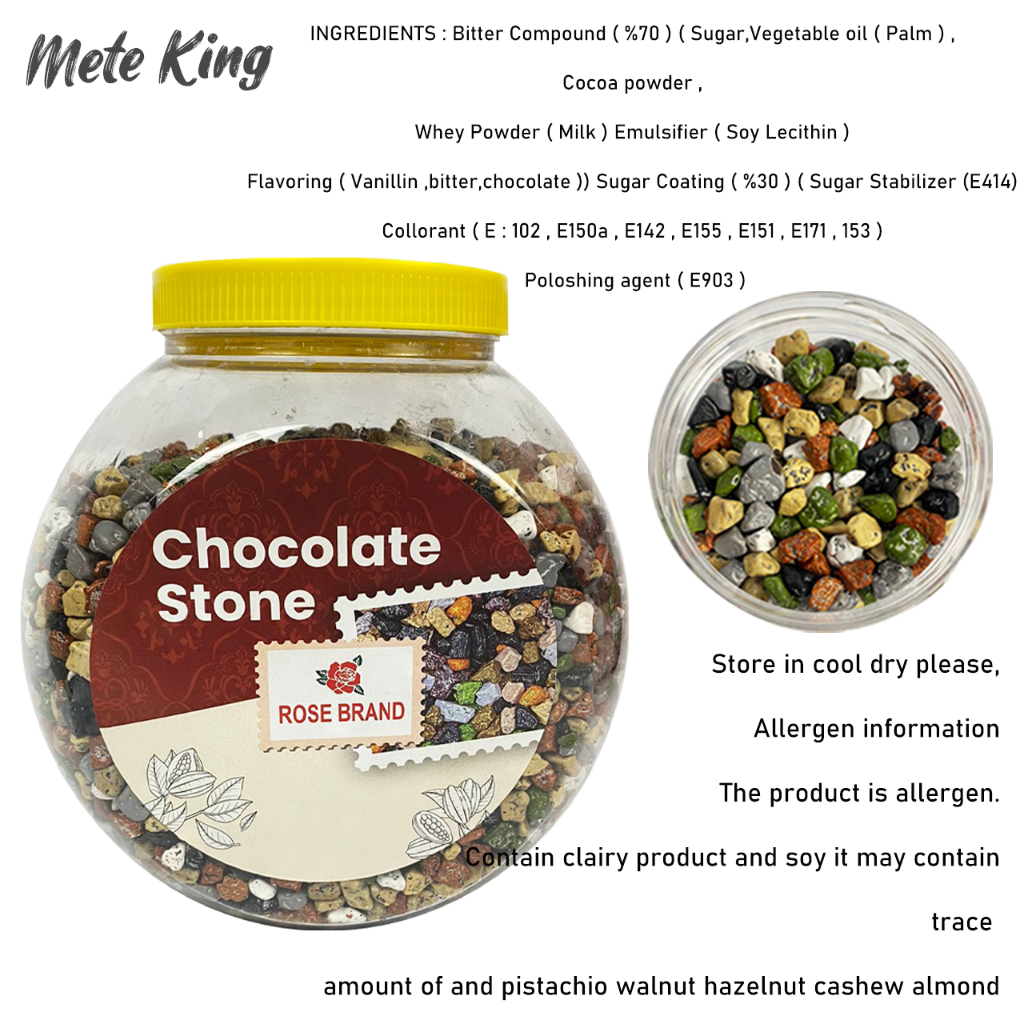 

Coklat stone 200 gram cokelat kerikil toples chocolate stone healty food coklat batu organik original bottle toples