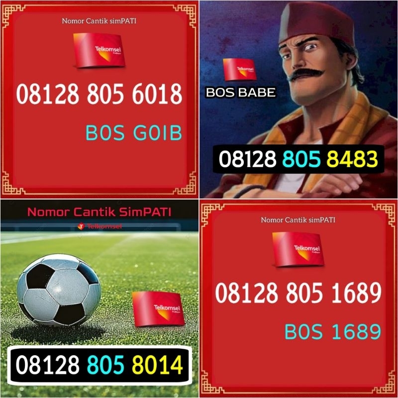 nomor cantik simpati 805 BOS