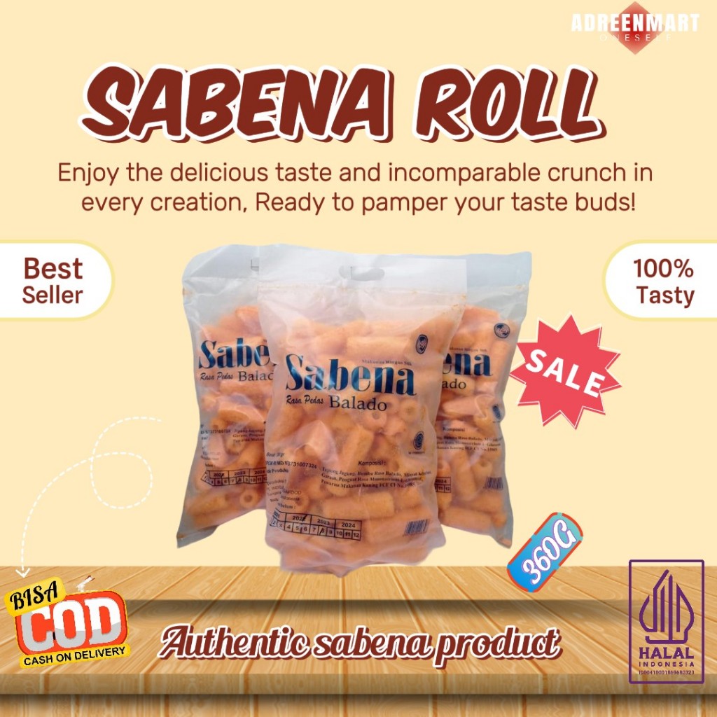 

100% BESTSELLER SABENA ROLL RASA BALADO