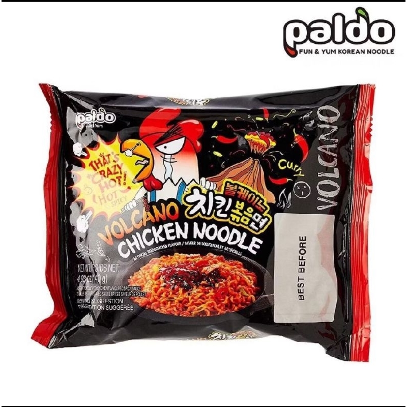 

PALDO VOLCANO SPICY CHICKEN NOODLE MIE KOREA PEDAS 140 gram