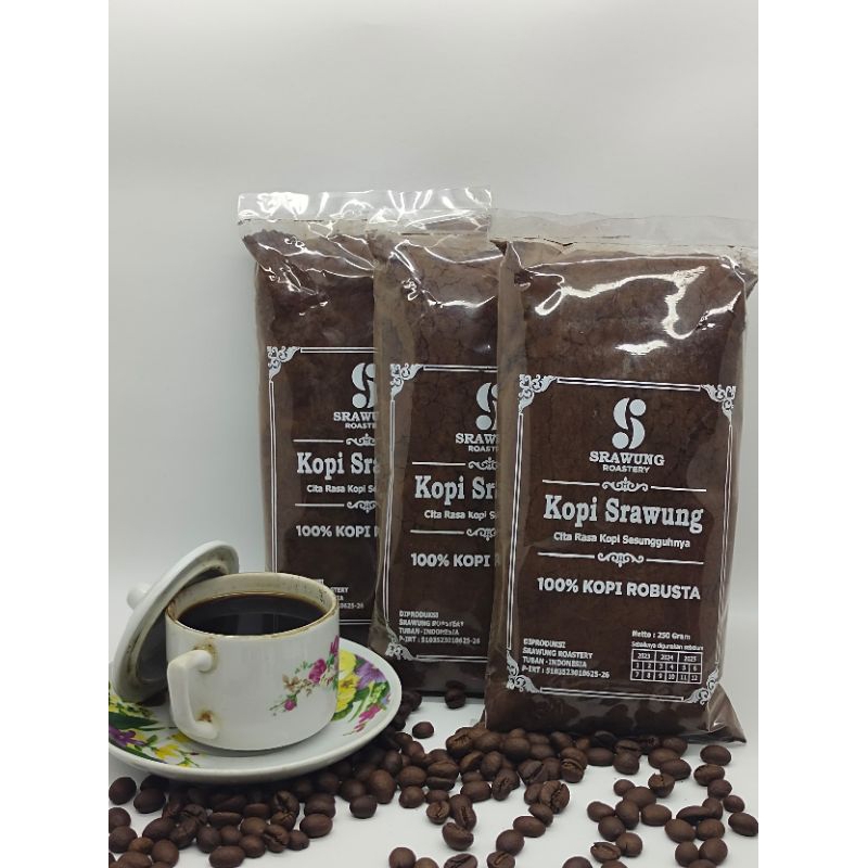 

Srawung Coffee - Kopi Bubuk Srawung Netto 250 gram