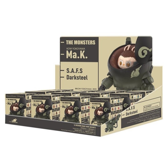 Labubu The Monsters Kow Yokoyama Ma.K. SAFS Darksteel Blindbox