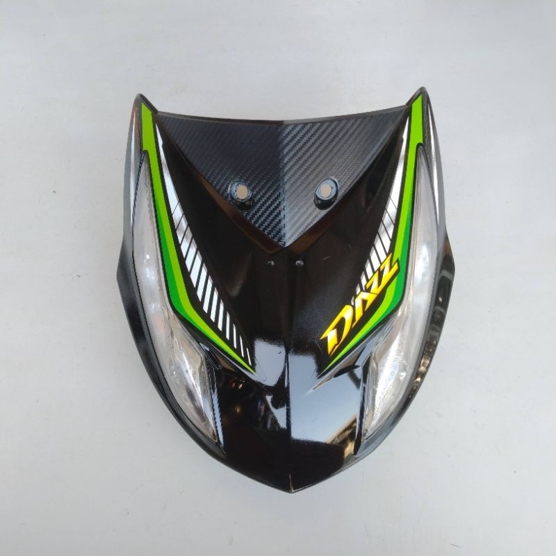 TAMENG DEPAN TVS DAZZ 110 ORIGINAL COPOTAN LENGKAP LAMPU SEIN DEPAN TVS DAZZ 110