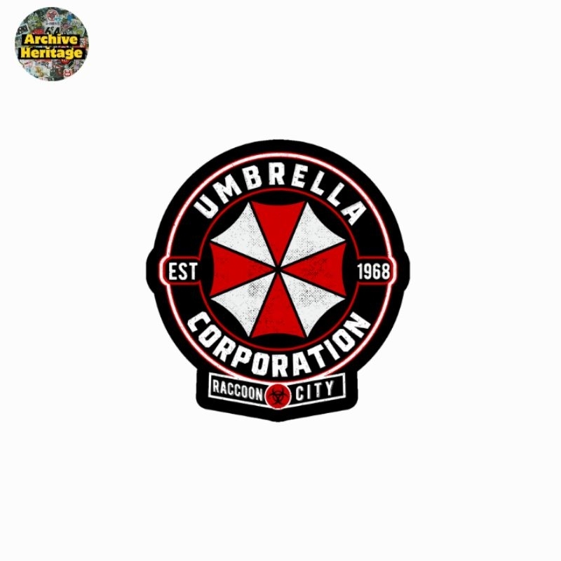 

sticker Umbrella Corporation raccoon city logo resident evil games movie film stiker