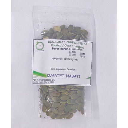 

MURMER 1gr Roasted Pumpkin Seeds Biji Labu Kupas Kuaci Oven Matang dg Varian Rasa Original Asin Activated