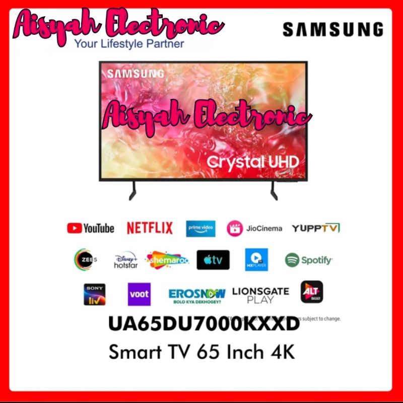 SMART TV SAMSUNG 65DU7000 65 INCI UHD 4K GARANSI RESMI