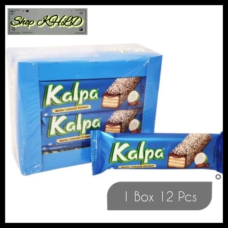 

Kalpa 1 BOX 12 Pcs Wafer Coklat Kelapa