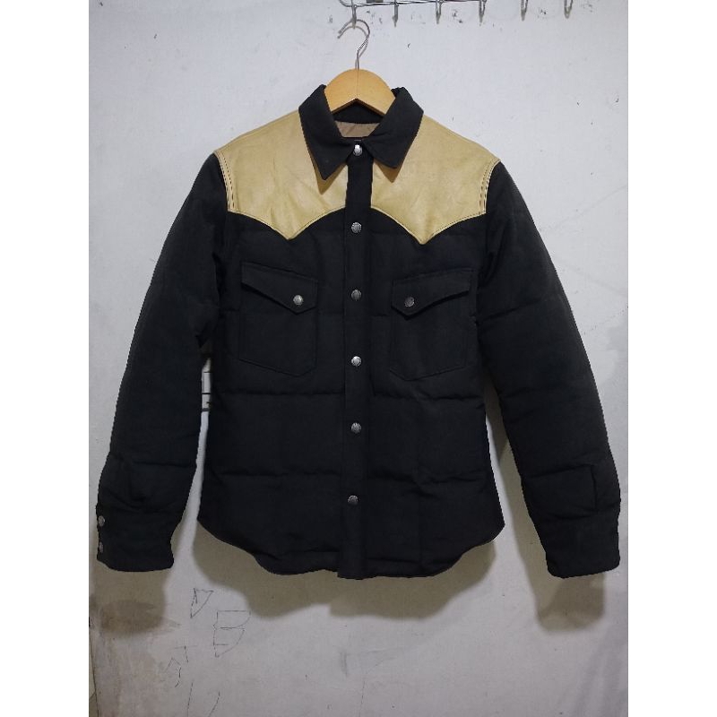 Sugar cane down leather jaket not levi* flat head momotaro