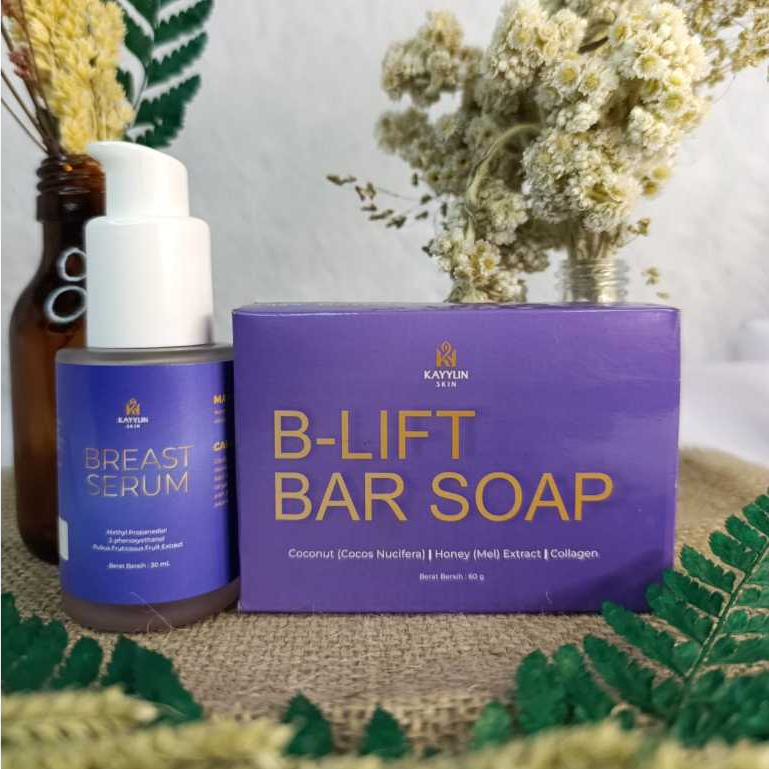 PAKET Breast serum & B-lift bar soap bpom pembesar payu dara pengencang payudra obat susu bokong mon