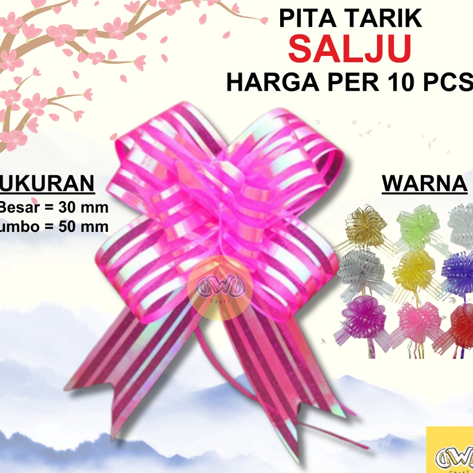 

DISCOUNT TODAY Pita Tarik SALJU Organdi Pita Serut