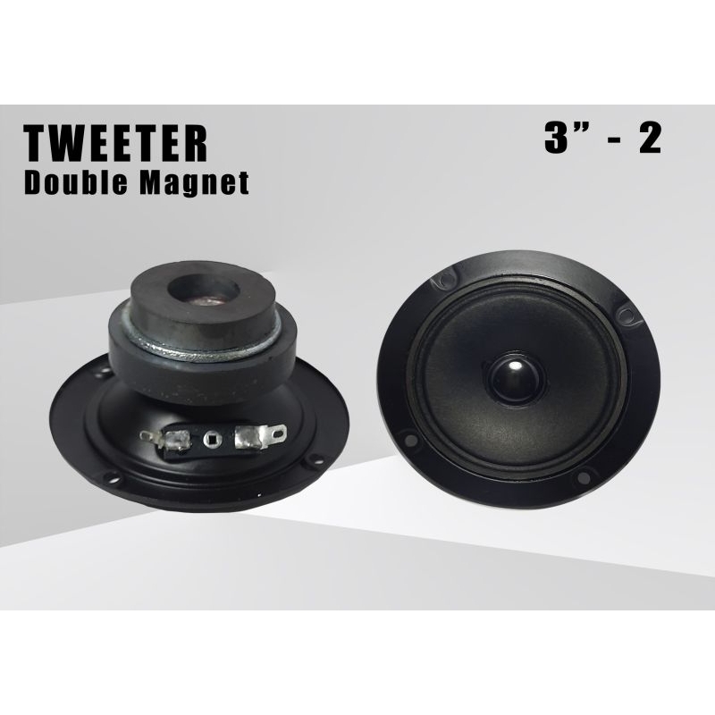 TWEETER DOUBLE MAGNET 3" SPIKER TWEETER 3INCHI DOUBLE MAGNET