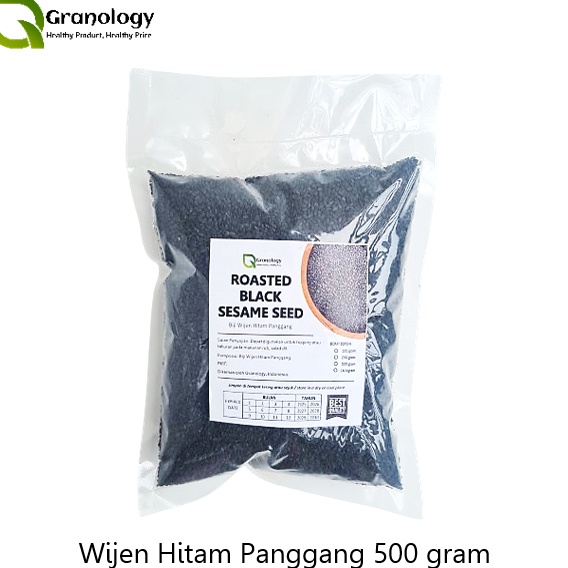 

TERBAIK Wijen Hitam Panggang Roasted Black Sesame Seed 5 gram