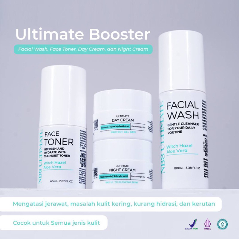 NEW KEMASAN Nbs ultimate 3paket(harga reseller) nbs skincare ultimate formula baru