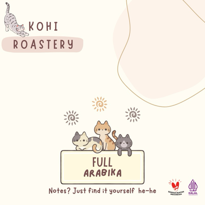 

NIQI Kopi Arabika Single Origin by Kohi Roastery
