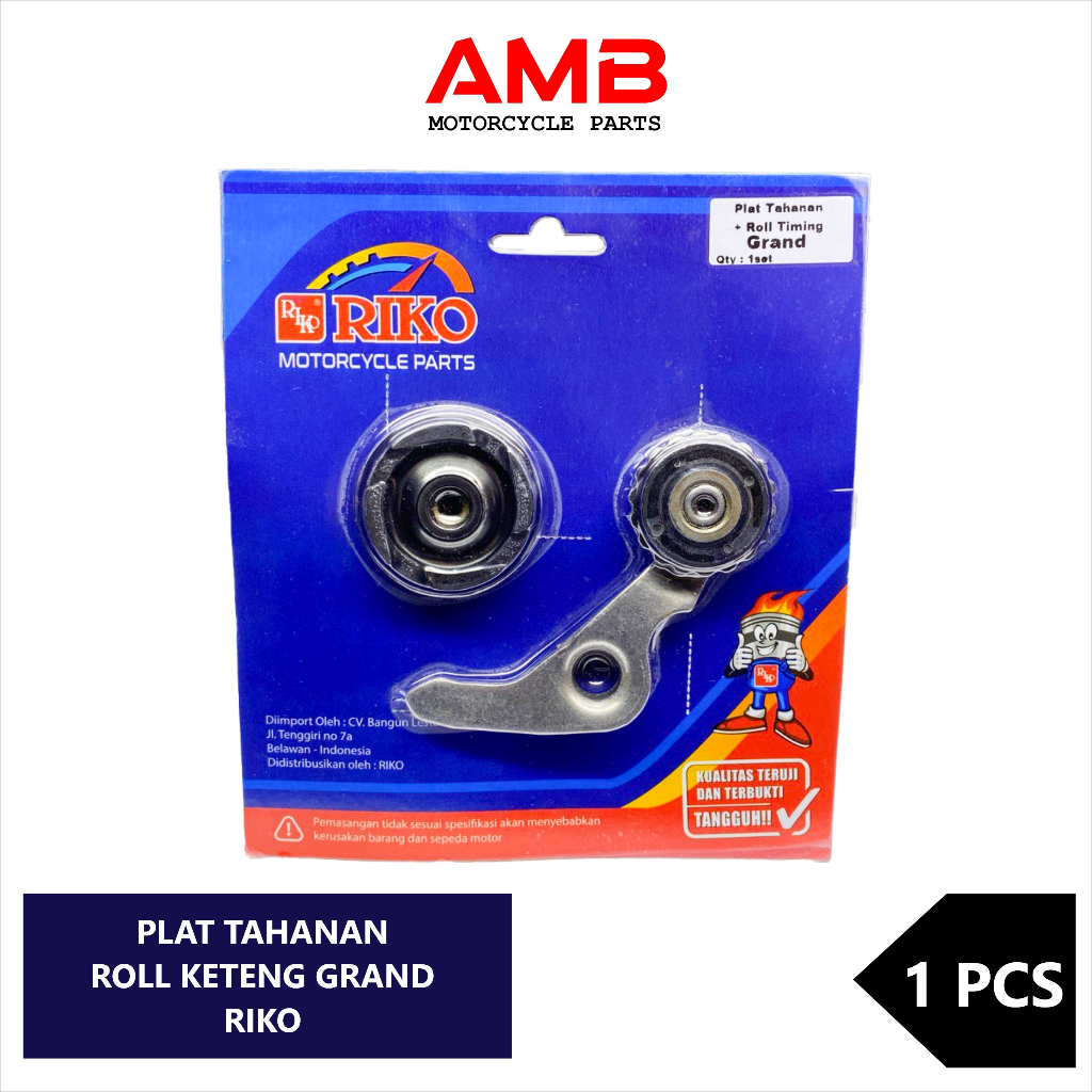 PLAT TAHANAN PLUS ROLL ROL KETENG GRAND RIKO