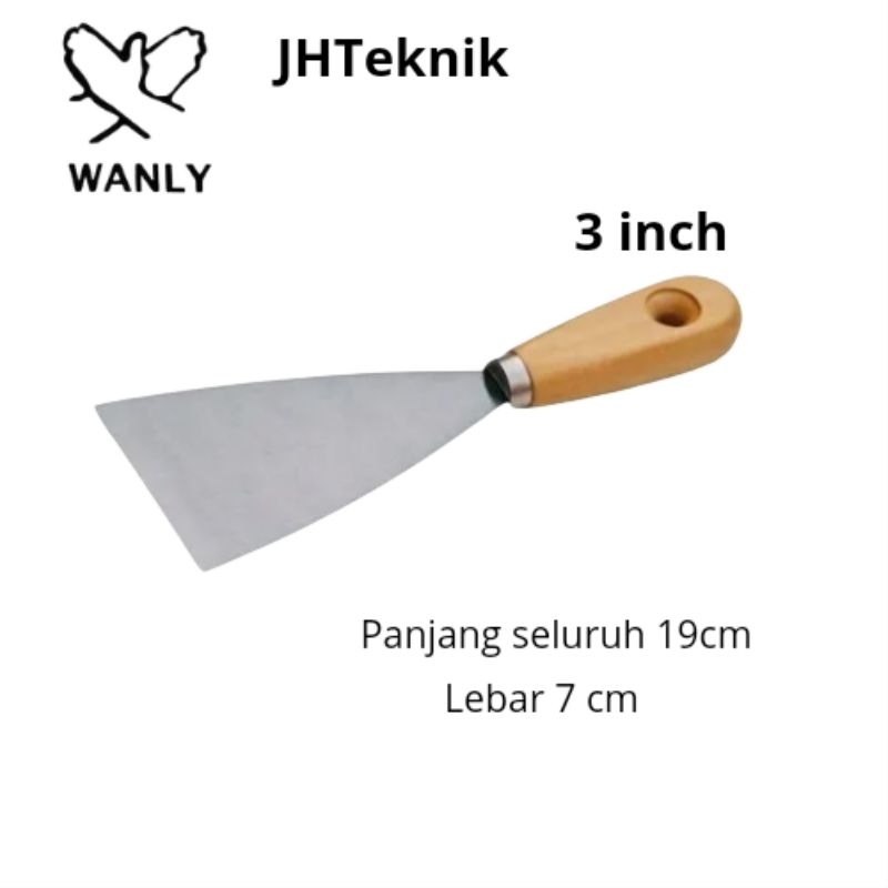 Kapi Cat gagang kayu 3 inch/Kape gagang kayu 3"/Skrap gagang kayu 3" WANLY
