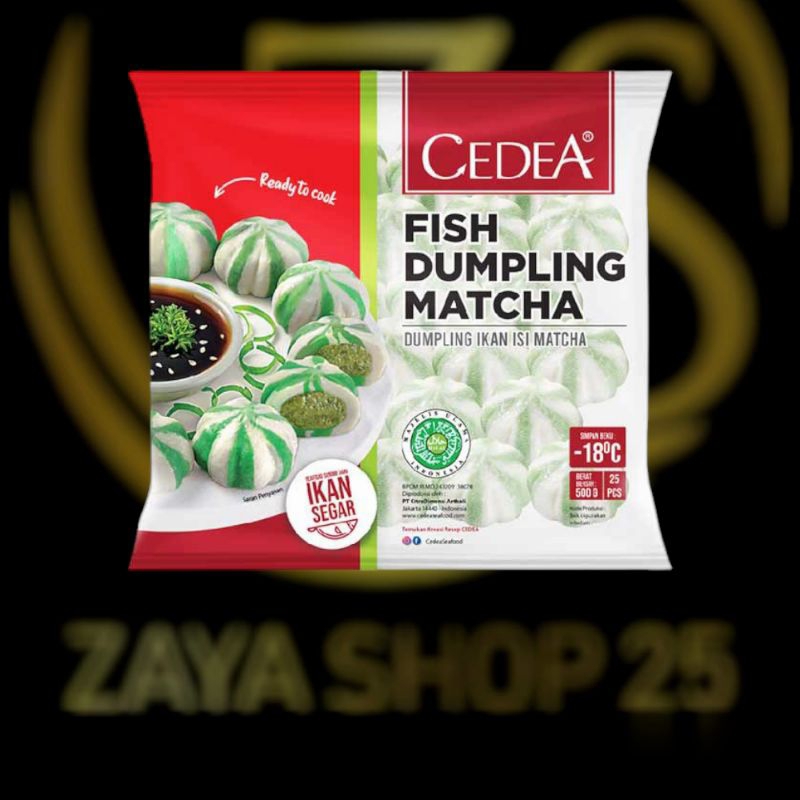 

Cedea Fish Dumpling Matcha 500gr isi 25pcs