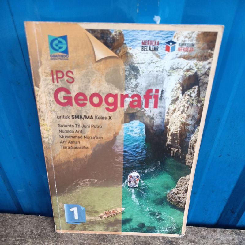buku geografi kelas 1-10/X kurikulum merdeka grafindo