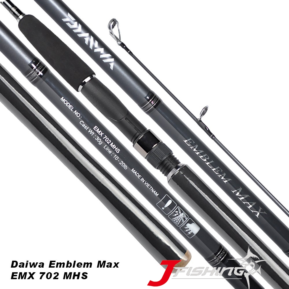 Joran DAIWA Emblem Max | 602 702 802 902 | Spinning | 2 Section | Resmi