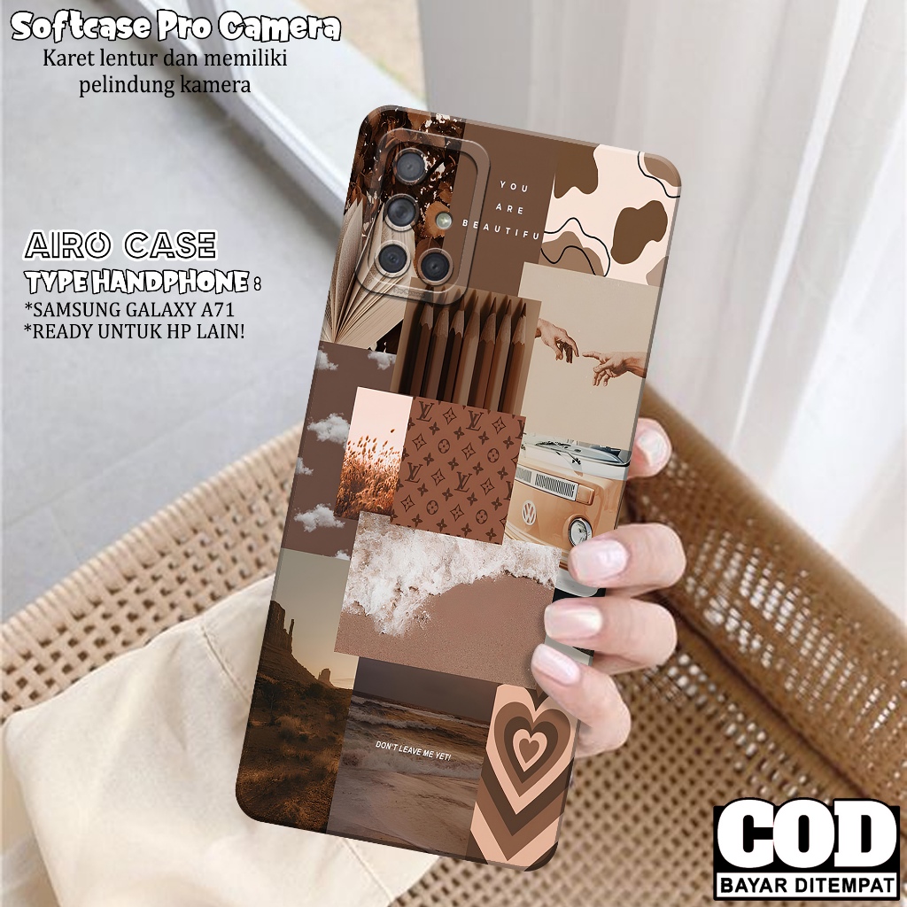 Case SAMSUNG GALAXY A71 - Fashion Case AESTHETIC - Softcase SAMSUNG GALAXY A71 - Case Pro Camera - C