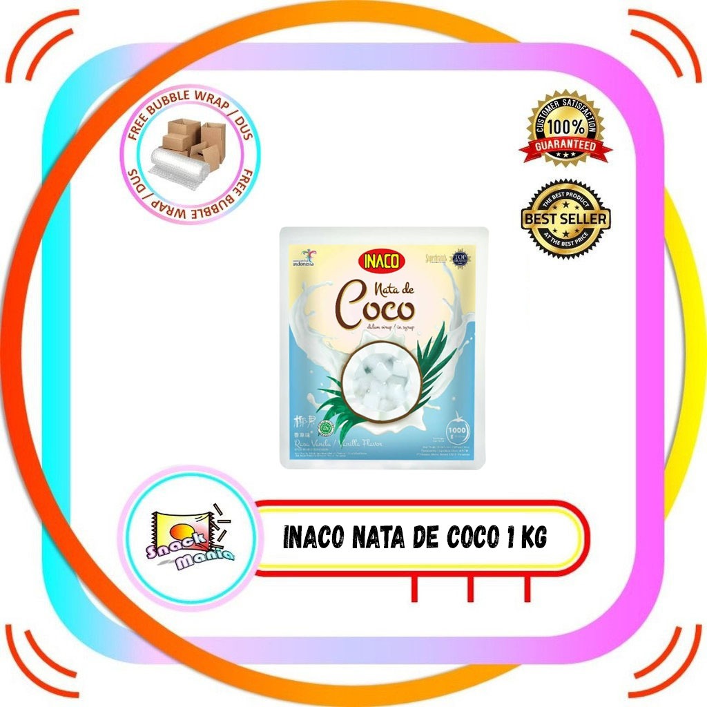 

Inaco Nata de Coco in Syrup Vanilla 1 kg BAG