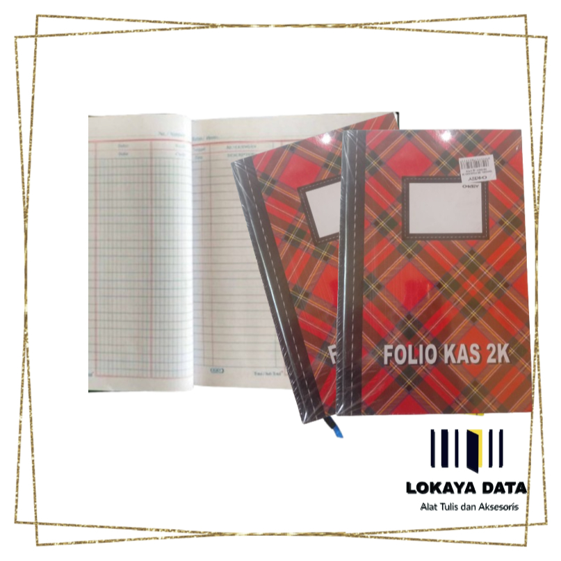 

OKEY BUKU KAS HARD COVER FOLIO 2 KOLOM 100 LEMBAR