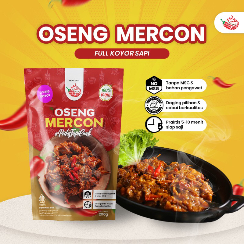 

Oseng Mercon Full Koyor Sapi Oleh-Oleh Khas Jogja