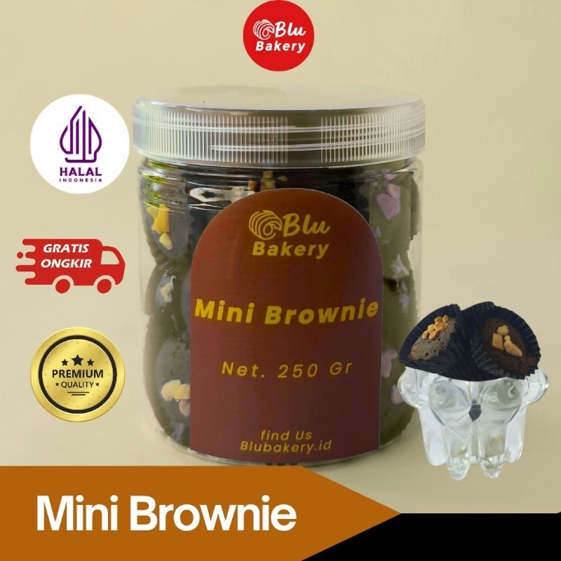 

Brownies Mini ( Mini Brownies) Kacang Mede