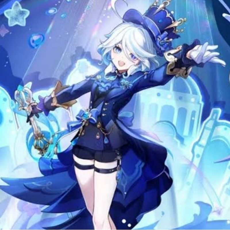 Aksesoris Pinggang Furina - Aksesoris Kostum Cosplay Genshin Impact