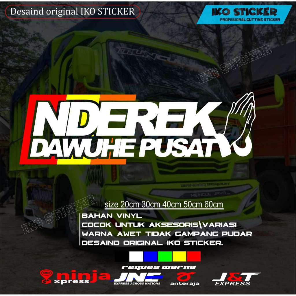 STICKER CUTTING NDEREK DAWUHE PUSAT STICKER KACA MOBIL TRUCK PICK UP VARIASI KACA SAMPING BELAKANG T