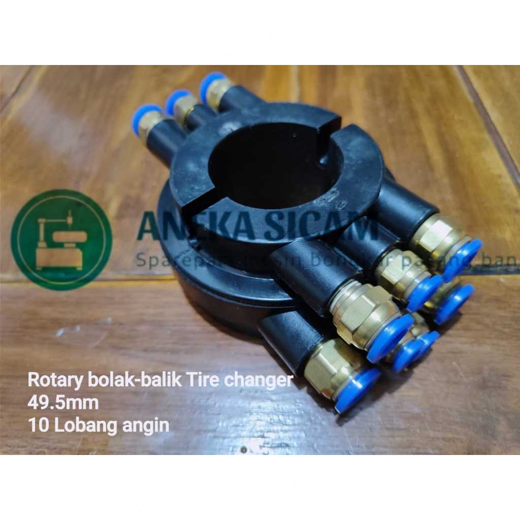 Rotary bolak balik tire changer 49,5mm 10 lobang angin