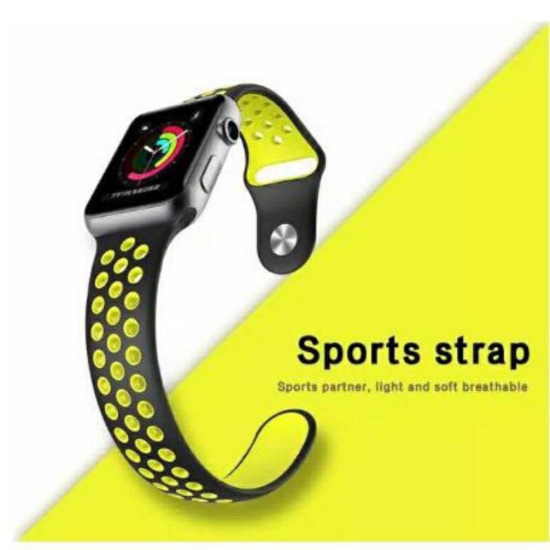 SPORTS STRAP NIKE SERIES TALI APPLE WATCH SERIES 1/2/3/4/5/6SE/7/8/9/ULTRA UKURAN 38MM/40MM/42MM/44M