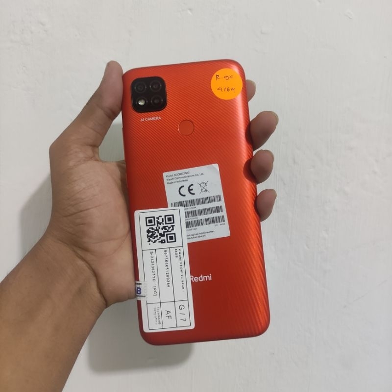 XIAOMI REDMI 9C 4/64 SECOND ORIGINAL MURAH RESMI BERGARANSI