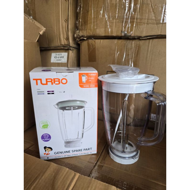 bara_vans - Set Jar Blender Turbo EHM 8000 Series Original Gelas Kaca Sparepart