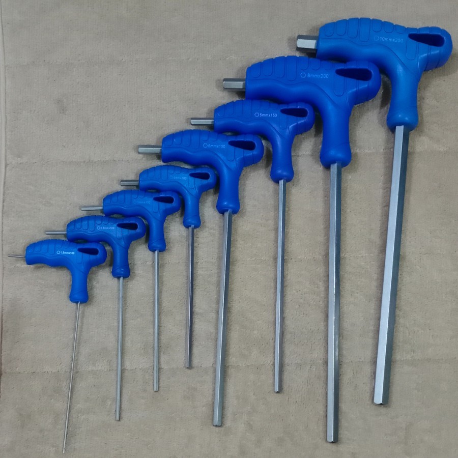 CR.V kunci obeng L Hex 6mm STAINLES STEEL