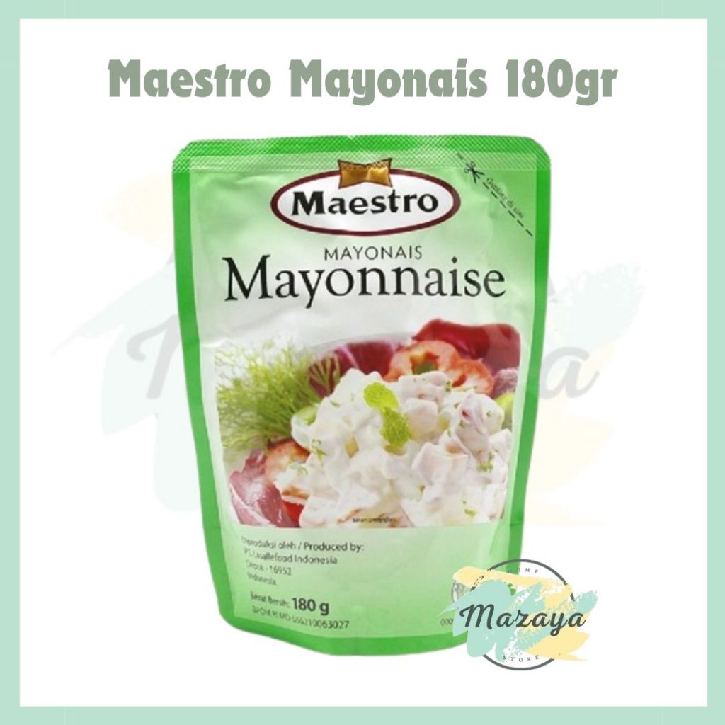 

MAYONAIS MAESTRO 180 GRAM - MAZAYA HOMESTORE