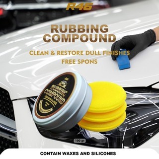 Rubbing Compound Penghilang Lecet Goresan Baret Body Mobil Motor & Helm Scratch Remover Kompon R46