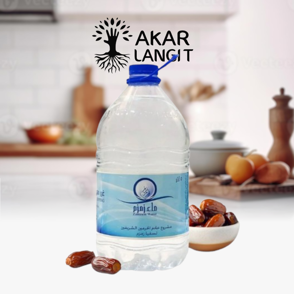 

Air Zam zam 1000% 5 Liter Asli oleh oleh haji dan umroh murah - Akarlangit