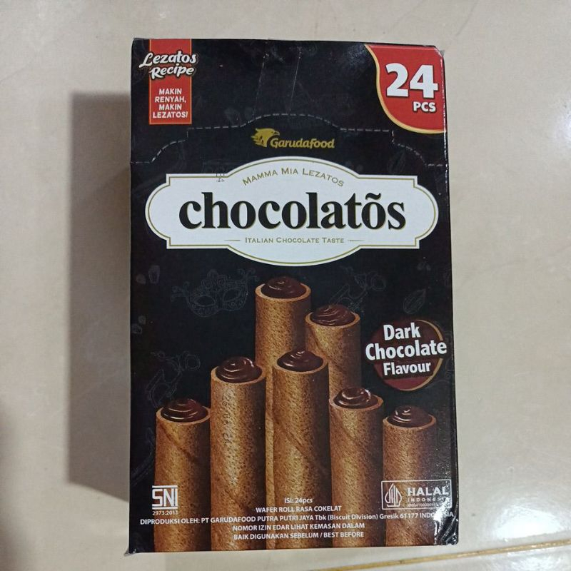 

Gery Chocolatos Roll Dark 16 gr isi 24 Pcs