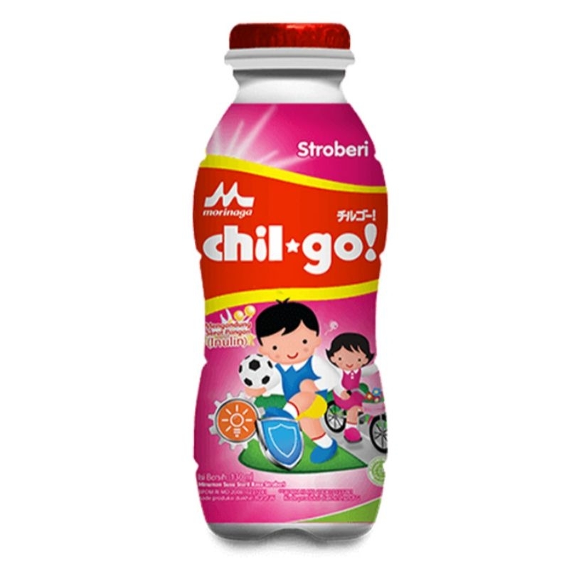 

morinaga Chil-Go Susu Steril Stroberi 130 ml