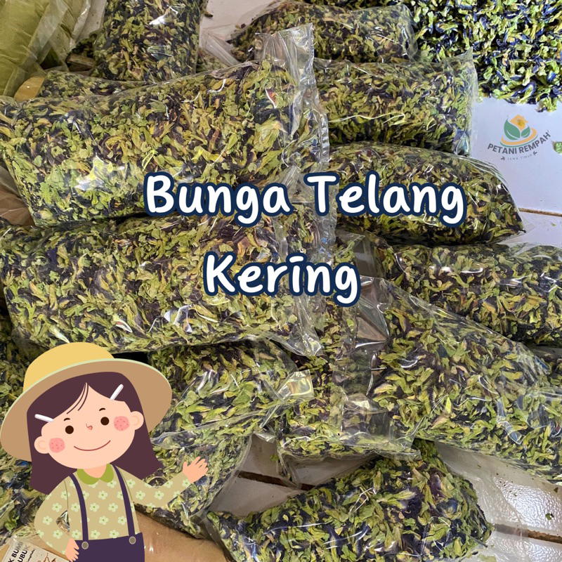 

(1kg) Bunga Telang Kering Premium/Teh Telang Premium